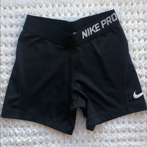 Nike Dri-Fit Spandex Shorts - Black - Youth Medium